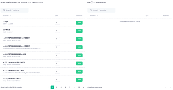 inbound inventory shipments ecommerce fulfillment